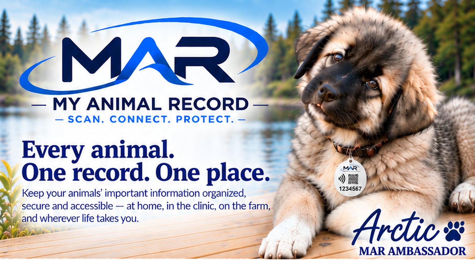 MAR – My Animal Record. Every animal. One record. One place. Arctic, MAR Ambassador.